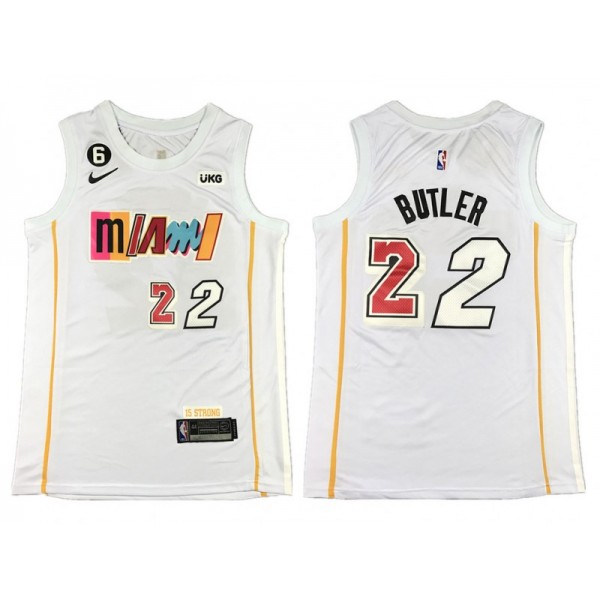 Miami Heat #22 Jimmy Butler White 2022/23 City Edition Swingman Jersey