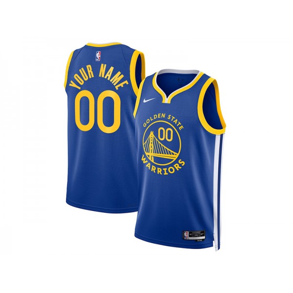 Golden State Warriors #00 Blue Swingman Custom Jersey