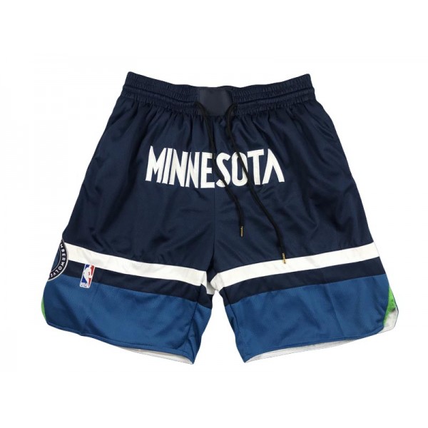 Minnesota Timberwolves "Minnesota" Navy Basketball Shorts