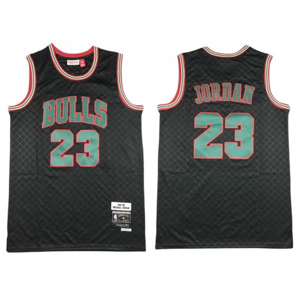 Chicago Bulls #23 Michael Jordan 1997-98 Neapolitan Hardwood Classics Jersey