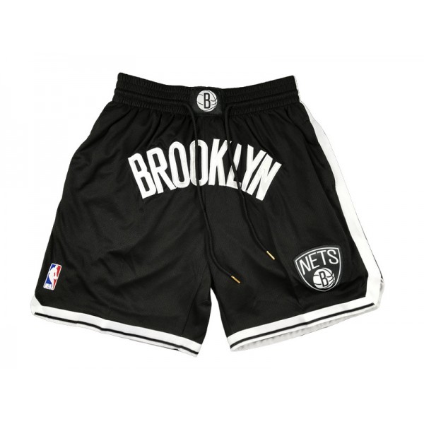 Brooklyn Nets "Brooklyn" Black Basketball Shorts