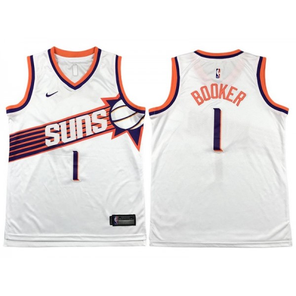 Phoenix Suns #1 Devin Booker White 2023/24 Swingman Jersey