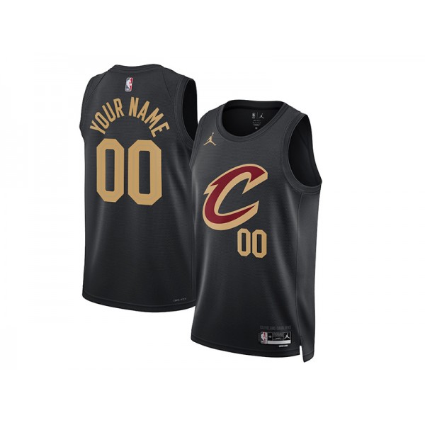 Cleveland Cavaliers #00 Black Swingman Custom Jersey