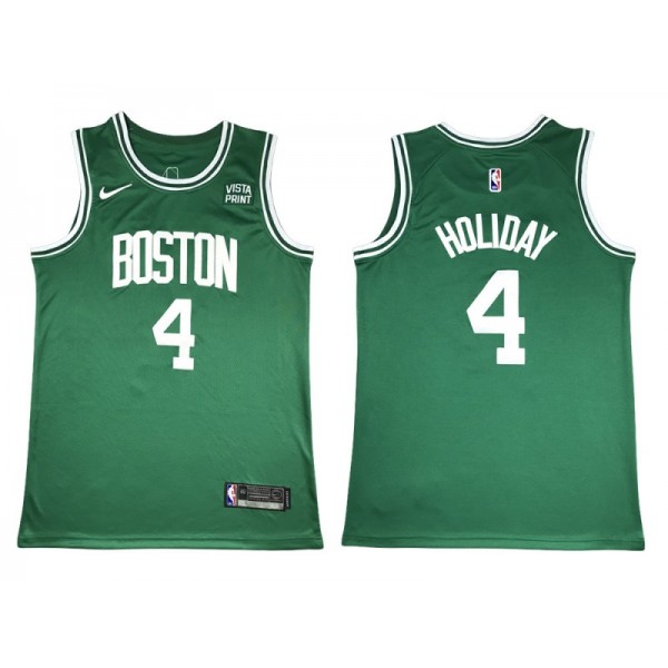 Boston Celtics #4 Jrue Holiday Green Swingman Jersey