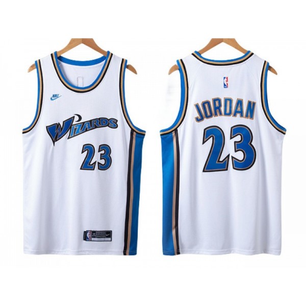 Washington Wizards #23 Michael Jordan 2022/23 White Classic Edition Swingman Jersey