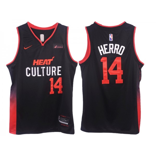 Miami Heat #14 Tyler Herro Black 2023/24 City Edition Swingman Jersey