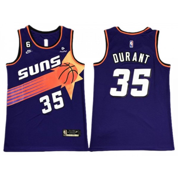 Phoenix Suns #35 Kevin Durant Purple 2022/23 Classic Edition Swingman Jersey