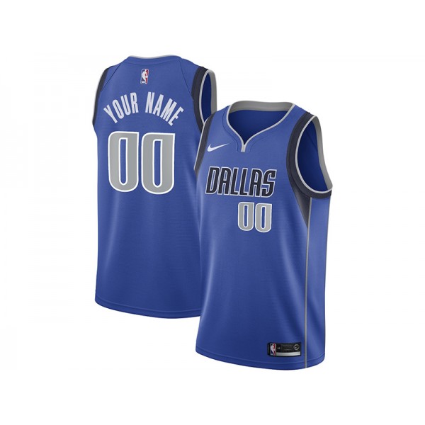 Dallas Mavericks #00 Blue Swingman Custom Jersey