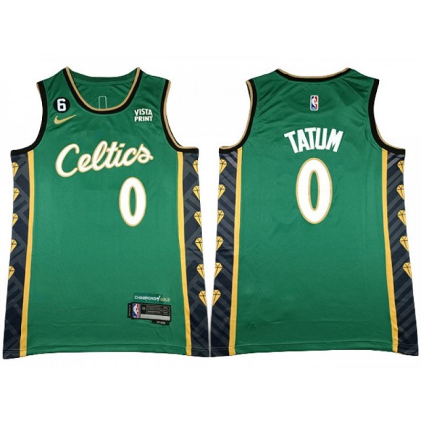 Boston Celtics #0 Jayson Tatum Green 2022-23 City Edition Swingman Jersey