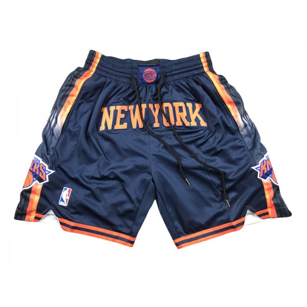 New York Knicks "New York" Navy Statement Edition Basketball Shorts