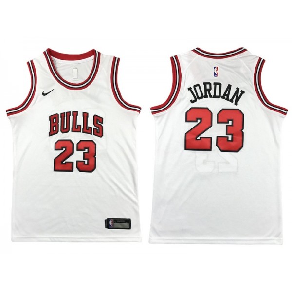 Chicago Bulls #23 Michael Jordan White Swingman Jersey