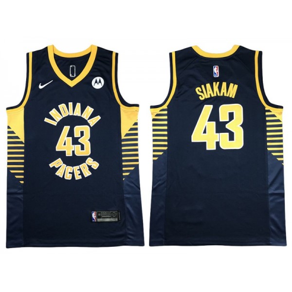 Indiana Pacers #43 Pascal Siakam Navy Swingman Jersey