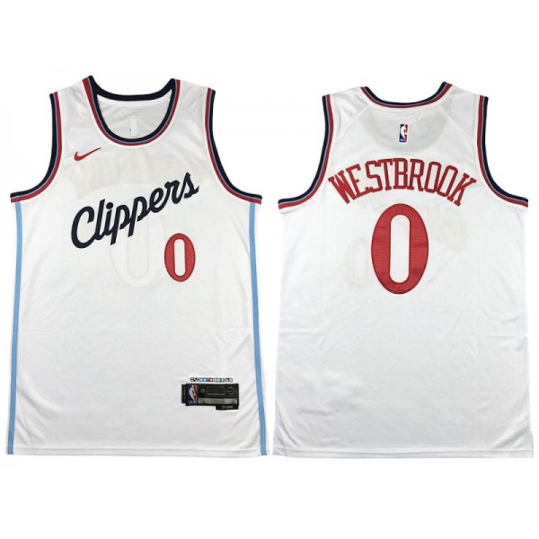 Los Angeles Clippers #0 Russell Westbrook White 2024/25 Swingman Jersey