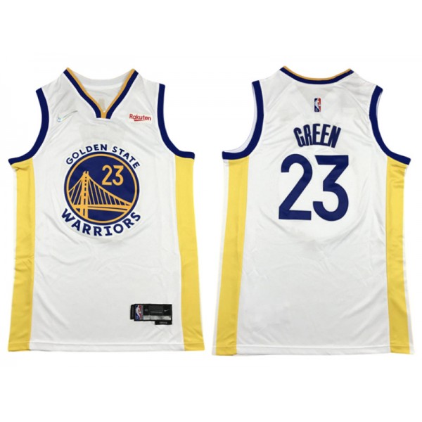 Golden State Warriors #23 Draymond Green White Swingman Jersey