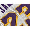 Los Angeles Lakers #23 Lebron James White Embroider Edition Jersey