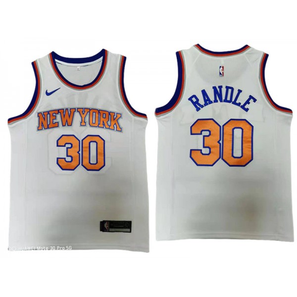 New York Knicks #30 Julius Randle White Swingman Jersey