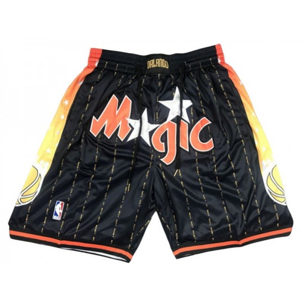 Orlando Magic Just Don "Magic" Black City Edition Basketball Shorts