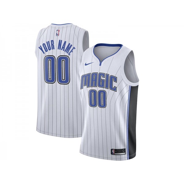 Orlando Magic #00 White Swingman Custom Jersey