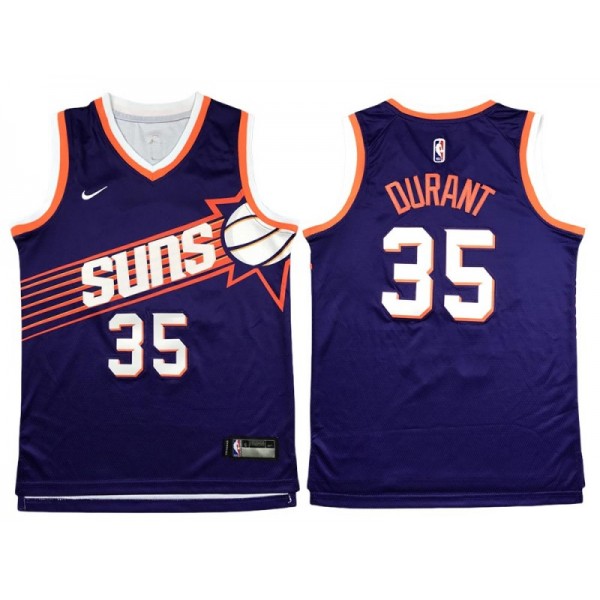 Phoenix Suns #35 Kevin Durant Purple 2023/24 Swingman Jersey