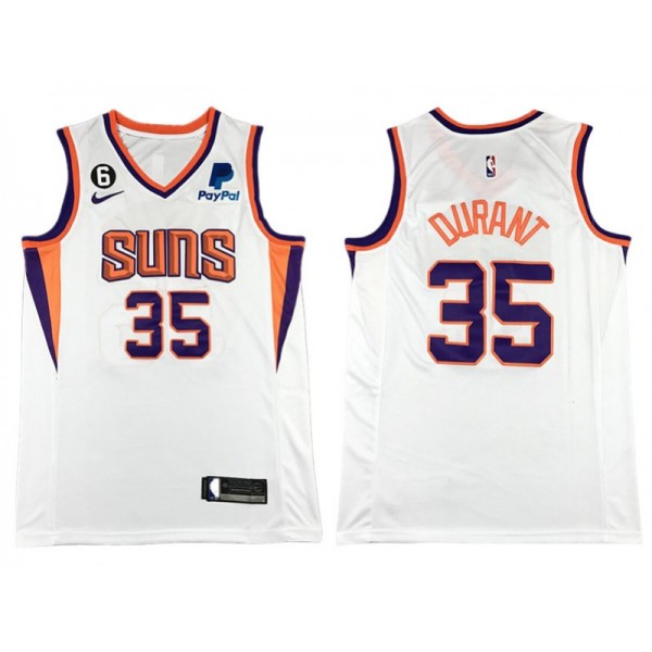 Phoenix Suns #35 Kevin Durant White Swingman Jersey