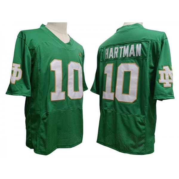 NCAA Notre Dame Fighting Irish #10 Sam Hartman Green Vapor F.U.S.E. Limited Jersey