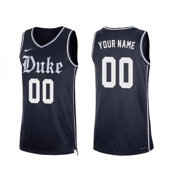 NCAA Duke Blue Devils #00 Navy College Basketball Custom Jersey