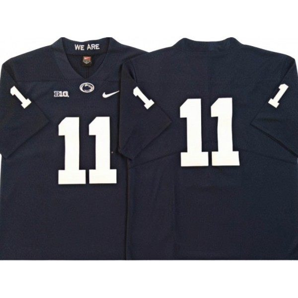 Penn State Nittany Lions #11 Navy College Football Jersey