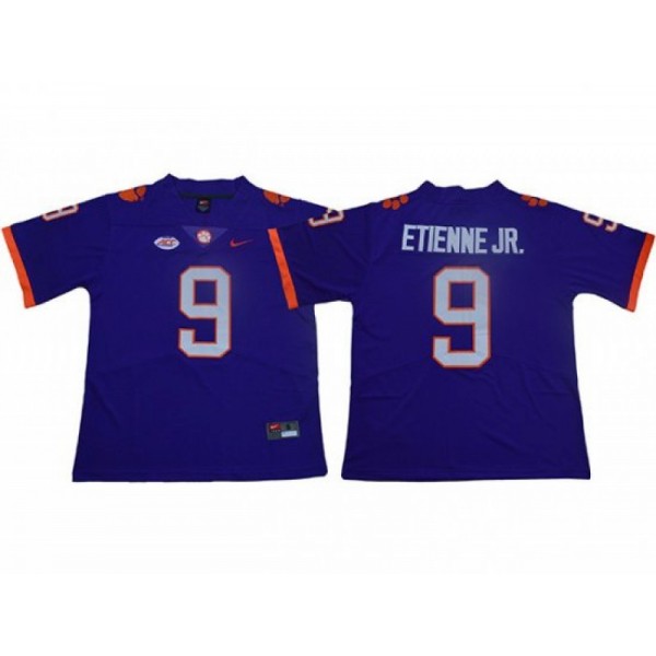 Clemson Tigers #9 Travis Etienne Jr. Purple College Football Jersey