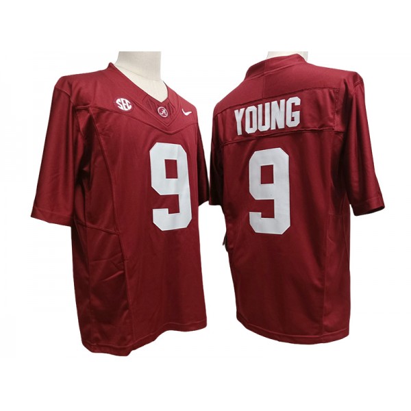 Alabama Crimson Tide #9 Bryce Young Red Vapor F.U.S.E. Limited Jersey