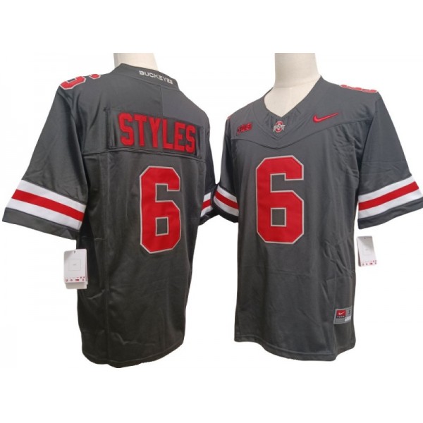 NCAA Ohio State Buckeyes #6 Sonny Styles Black College Football F.U.S.E. Limited Jersey