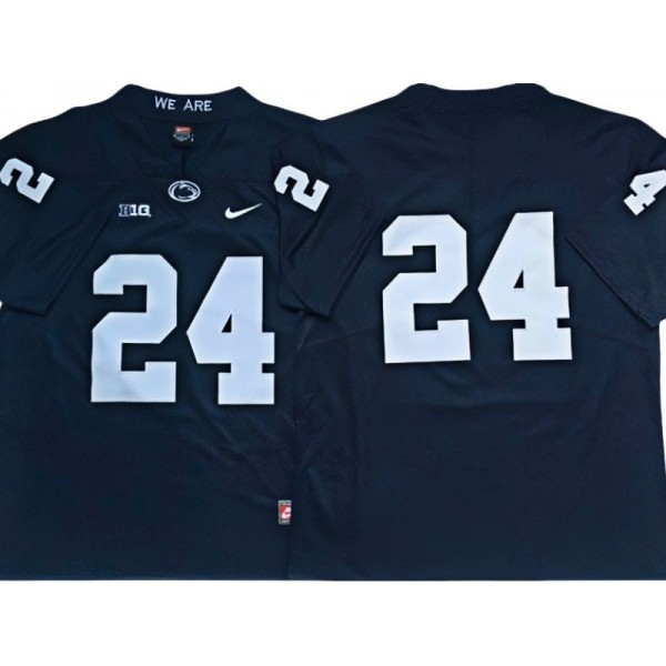 Penn State Nittany Lions #24 Navy College Football Jersey