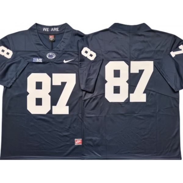 Penn State Nittany Lions #87 Navy College Football Jersey