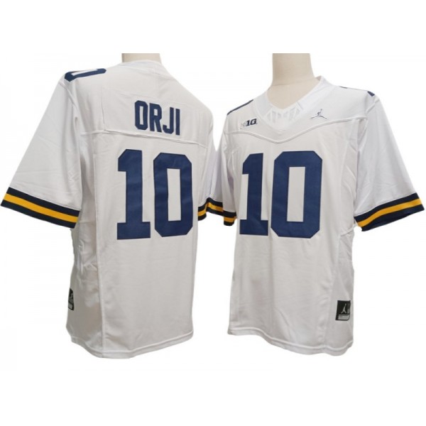 NCAA Michigan Wolverines #10 Alex Orji White Vapor F.U.S.E. Limited Jersey