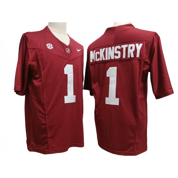 Alabama Crimson Tide #1 Kool-Aid McKinstry Red Vapor F.U.S.E. Limited Jersey