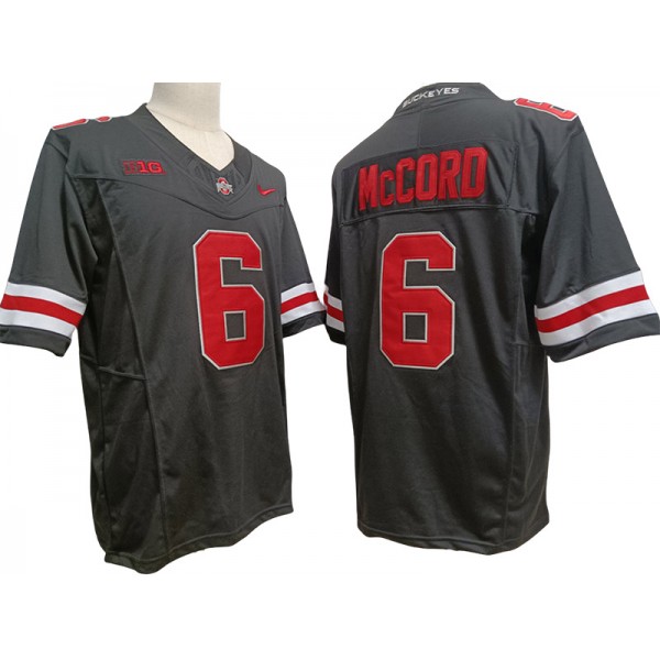 NCAA Ohio State Buckeyes #6 Kyle McCord Black College Football F.U.S.E. Limited Jersey