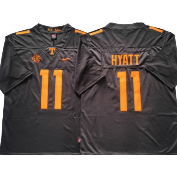 NCAA Tennessee Volunteers #11 Jalin Hyatt Gray College Football Jersey