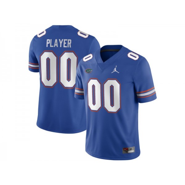 NCAA Florida Gators #00 Blue College Football Custom Jersey