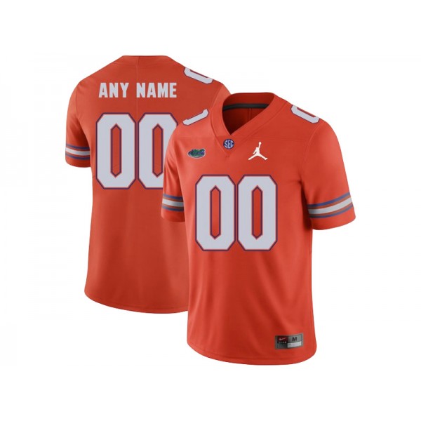 NCAA Florida Gators #00 Orange College Football Custom Jersey