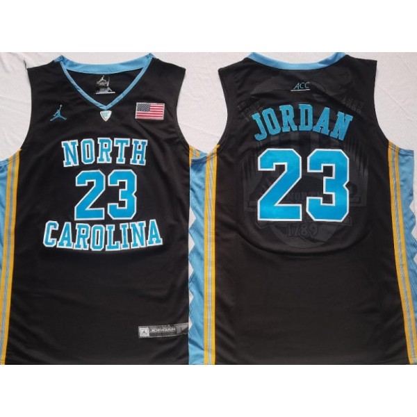 North Carolina Tar Heels #23 Michael Jordan Black Jersey