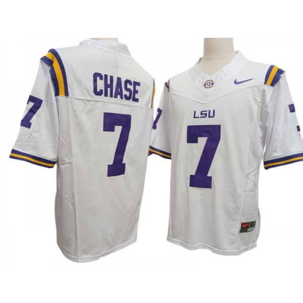 NCAA LSU Tigers #7 Tyrann Mathieu White Vapor F.U.S.E. Limited Jersey