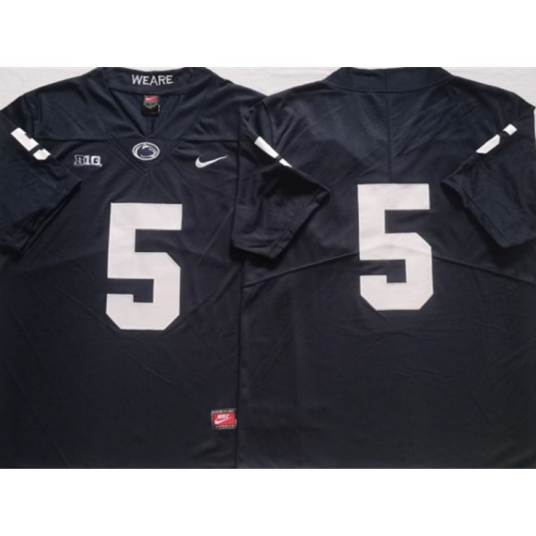 Penn State Nittany Lions #5 Navy College Football Jersey