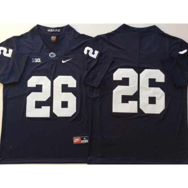 Penn State Nittany Lions #26 Navy College Football Jersey