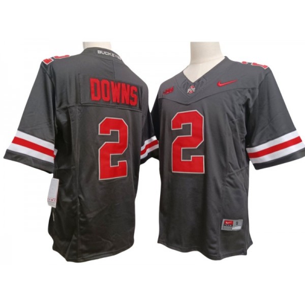 NCAA Ohio State Buckeyes #2 Caleb Downs Black Vapor F.U.S.E. Limited Jersey