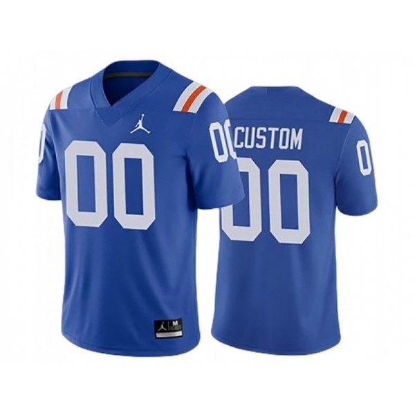 NCAA Florida Gators #00 Blue Alternate College Football Custom Jersey