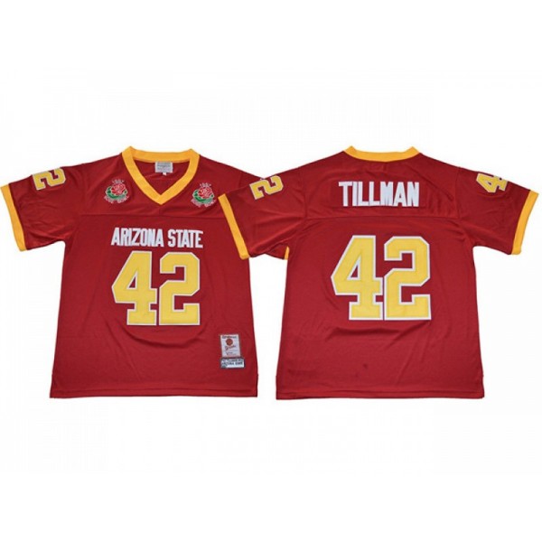 Arizona State Sun Devils #42 Pat Tillman Red College Football Jersey