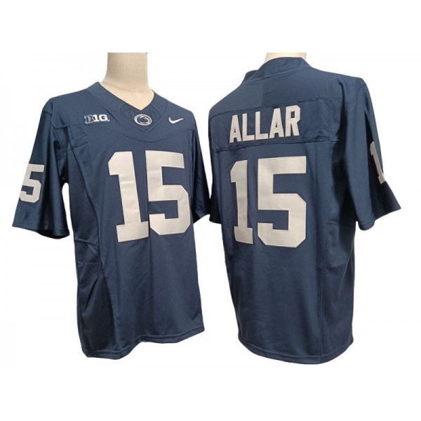 Penn State Nittany Lions #15 Drew Allar Navy College Football F.U.S.E. Limited Jersey