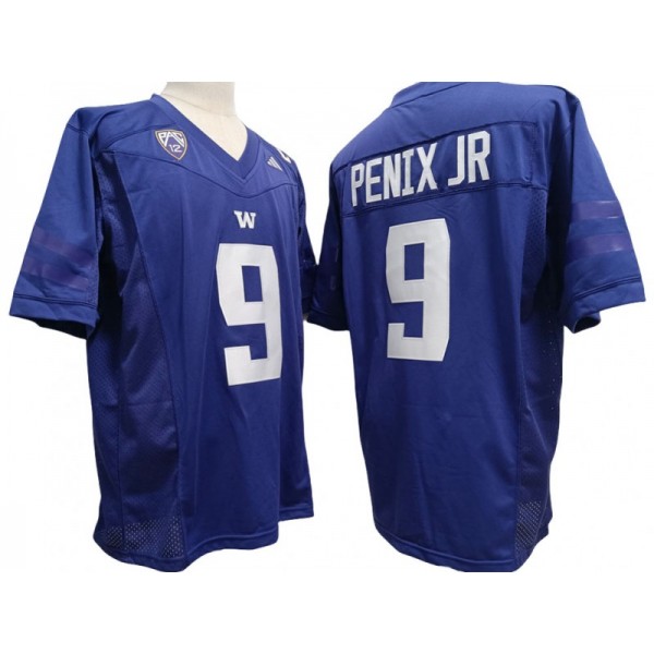 Washington Huskies #9 Michael Penix Jr Purple/White College Football F.U.S.E. Limited Jersey