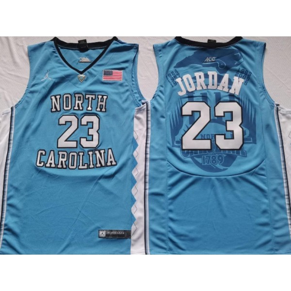 North Carolina Tar Heels #23 Michael Jordan Light Blue Jersey