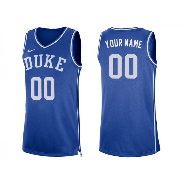 NCAA Duke Blue Devils #00 Blue College Basketball Custom Jersey