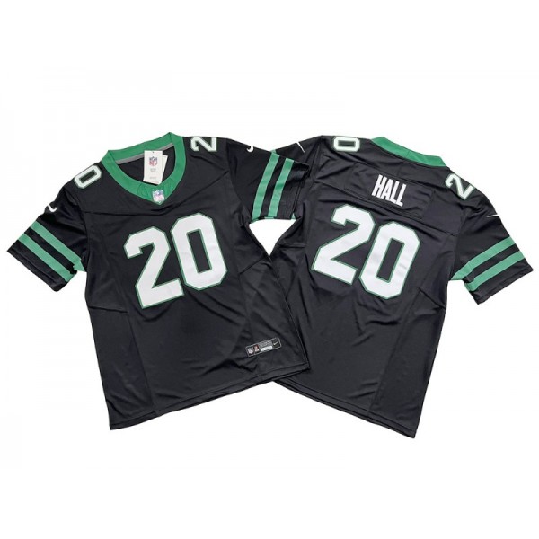 New York Jets #20 Breece Hall Black Vapor F.U.S.E. Limited Jersey